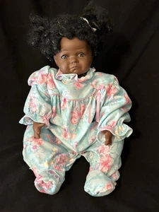 Vintage Westminster Cardinal Porzellan Puppe Afroamerikanisches Baby Mädchen POUTY FACE - Bild 1 von 15