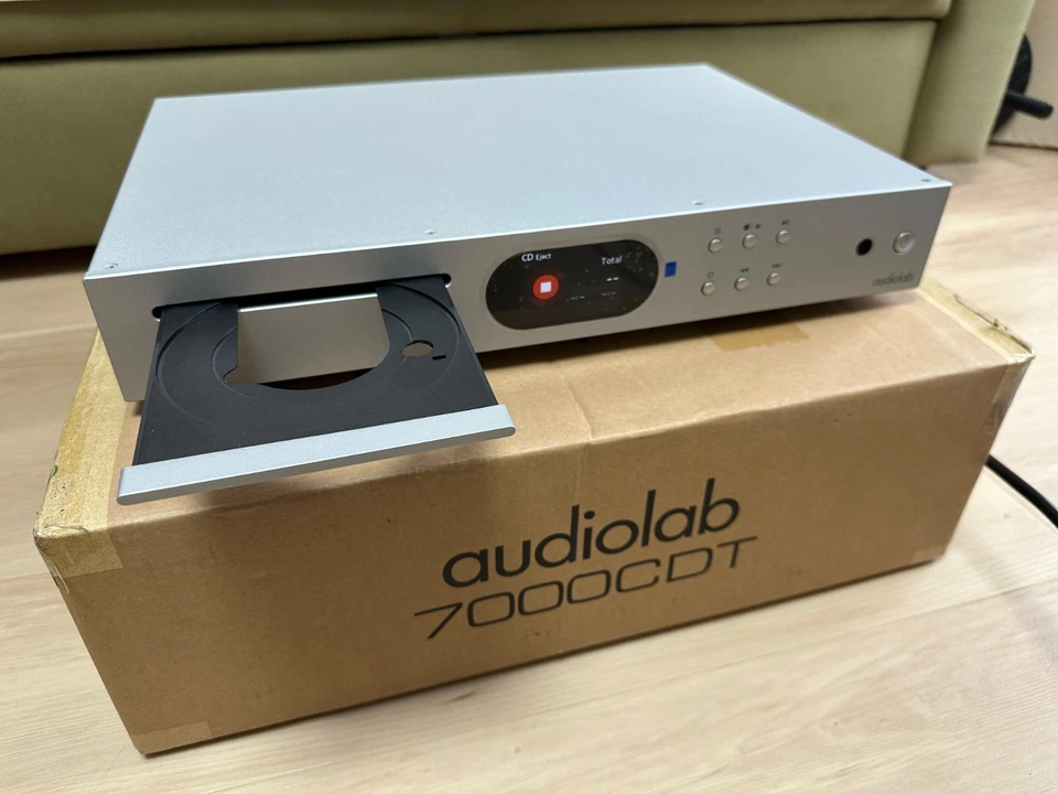 Audiolab 7000CDT Trasporto CD, Argento, Come Nuovo, IMBALLO ORIGINALE|Tempi di consegna circa 1 mese - Immagine 1 di 4