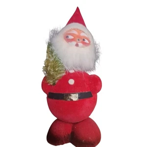 Vintage German Santa Nodder Wackelkopf Weihnachten Süßigkeiten Behälter - Bild 1 von 7