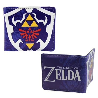 Cartera Bi-Fold The Legend of Zelda - HYLIAN SHIELD Nueva (Anime 4x5" Billfold) Foto 1 de 2