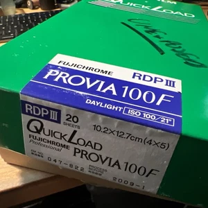 Fuji Provia 100F 4x5 Quick load X19 - Picture 1 of 4