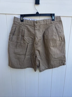 Catalina Chino Shorts Men's Waist 36 Tan Pleated Front 6” Inseam - Image 1 of 3