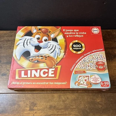 Spanish Espanol Lince Board Game By Educa With 400 Imagenes New Sealed - Image 1 of 4