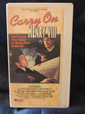 Carry on Henry VIII (VHS) Rare 1971 series entry stars Sidney James, Joan Sim F5 - Image 1 of 3