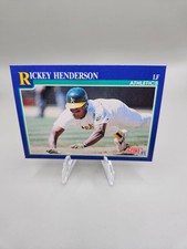 1991 Score #10 Rickey Henderson Oakland Athletics HOF
