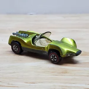 Mantide Hot Wheels Vintage - Interno Giallo/Marrone - Vintage 1969 Redlines USA - Foto 1 di 10