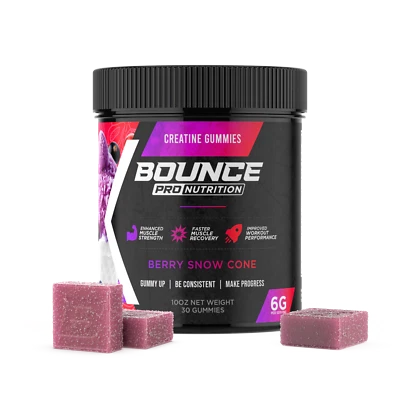 Creatine Gummies - Berry Snow Cone - Image 1 of 4
