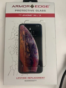 Armor Edge Protective Case Glass for iPhone Xs/X~ New!!! Screen Cover Apple - Picture 1 of 2