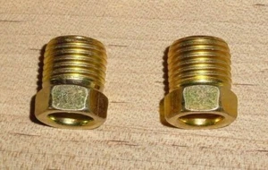 2PC Male Tube Nut SAE Inverted Double Flare Fitting  1/4" Tube x 1/2"-20 Thread - Bild 1 von 4