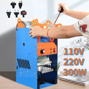 110/220V Cup Sealer Bubble Tea Drink Machine for Seal Manual Cup Sealing Machine - Picture 1 of 11