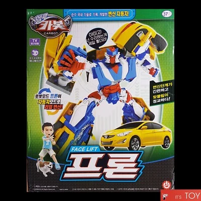 Hello Carbot Avante Prone Pron Yellow Transforming Robot Car Toy Figure - Image 1 of 3