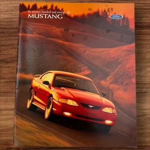 1998 Ford Mustang Sales Brochure GT Coupe Convertible Original 98 Dealer Catalog - Picture 1 of 8