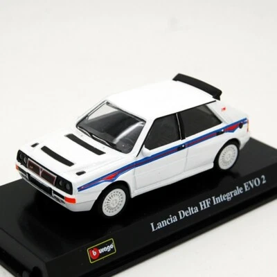 BURAGO-MODELLINO AUTO LANCIA DELTA HF INTEGRALE EVO2 SCALA 1:43 DIE-CAST METAL - Immagine 1 di 4