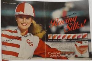 Cover Girl Christie Brinkley sagt Spielen um zu gewinnen, Pferderennen Seide Lipi - Bild 1 von 6