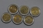 🧭 🇹🇭 THAILAND 6 BIMETALS COMMEMORATIVE COINS B56 #83 BX66