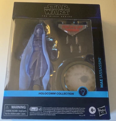STAR WARS THE BLACK SERIES 5" HOLOCOMM COLLECTION MAE (ASSASSIN) FIGURE MISB - Image 1 of 2