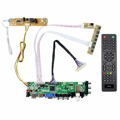 HD VGA AV USB DTV LCD Controller Board For 22inch LM220WE5-TLA1 LCD Screen - Image 1 of 4