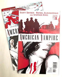 AMERICAN VAMPIRE #1-2 SET 1st PRINTS 2010 VERTIGO Near Mint+ - Picture 1 of 5