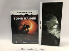 SHADOW OF THE TOMB RAIDER STEELBOOK BOX + LITHOGRAPHY - PS4 NEW SEALED - NO GAME