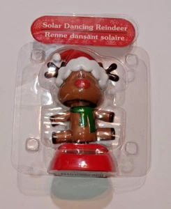 SOLAR DANCING RENTIER WACKELKOPF SPIELZEUG *NEU & VERSIEGELT* WEIHNACHTEN - Bild 1 von 3