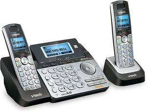 VTech DS6151 Dect 6.0 2 Line Phone system with 2 Handsets DS6151-2 CALL BLOCKIN - Picture 1 of 2