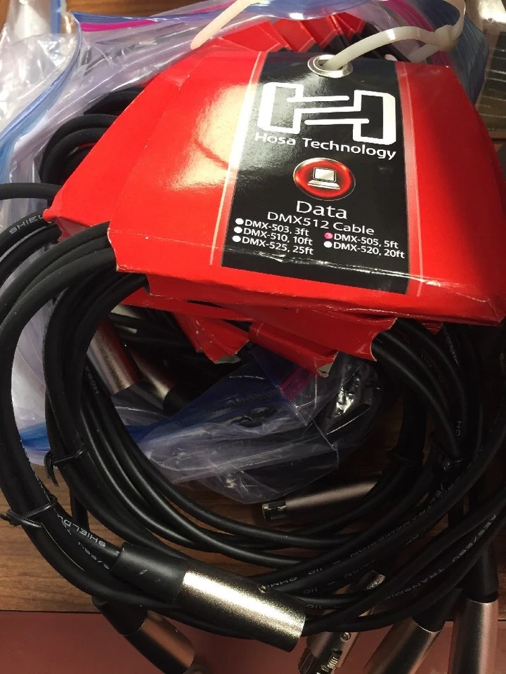 Hosa 5-Pin DMX Cable - 5' - Image 1 of 4