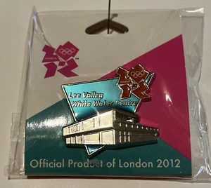 Lee Valley White Water Centre ~ Sitio del lugar ~ Insignia de prendedor olímpico ~ Londres 2012 - Imagen 1 de 6