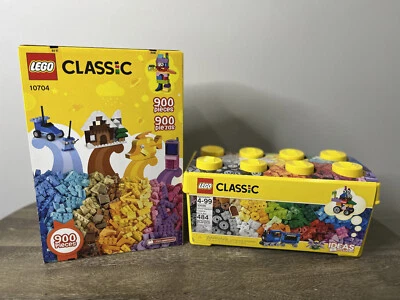 LEGO Classic Creative Brick Box Lot (10704 & 10696) - NEW Sealed Bulk - Image 1 of 4