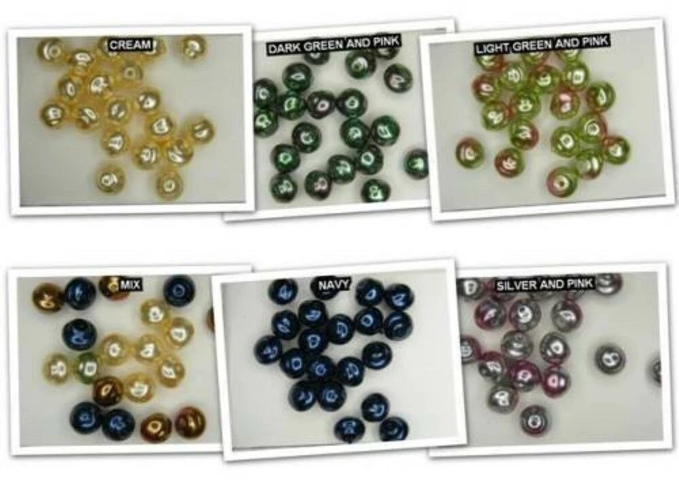 Glass Beads Faux Freshwater Pearl Natural 6 COLOUR Gutermann 20x 6mm 785040 388 - Image 1 of 4