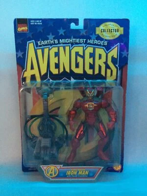 ToyBiz Iron Man Heroes Reborn POWER CONVERTER Action Figure New Avengers 1997 - Image 1 of 2