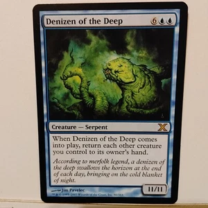 DENIZEN OF THE DEEP -- MTG - 10th Edition - NM - Picture 1 of 1