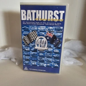 40 Years of Bathurst - VHS Video Cassette Tape 2003 Small Box Retail Edition - Picture 1 of 7