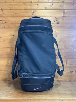 NIKE 28” Elite Roller Black Rolling 2-Wheel Sport Duffle Luggage Bag - Image 1 of 4