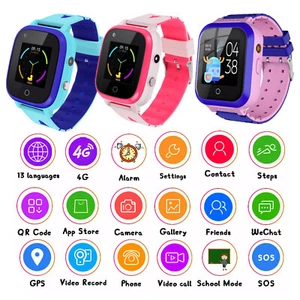 4G Dziecięcy Smart Watch WiFi Zegarek telefoniczny Wodoodporny z SOS i GPS Tracker Kamera DE - Zdjęcie 1 z 40