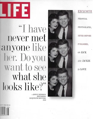 John and Jackie Kennedy Life Magazine South Pacific Paralyzed Man And Monkey - Image 1 of 4