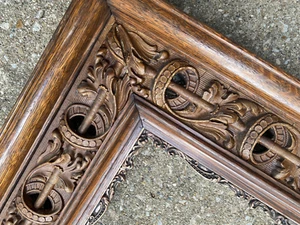 Antique Large Ornate Gesso Frame 33" x 29" for 20"x 24" - Picture 1 of 6