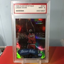 1999-00 Fleer Mystique 1999/2999 Lamar Odom #101 PSA 9 MINT Rookie RC (1/1!)