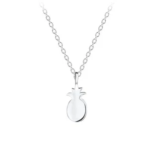 Silver Pineapple Necklace - 925 Sterling Silver - Picture 1 of 1