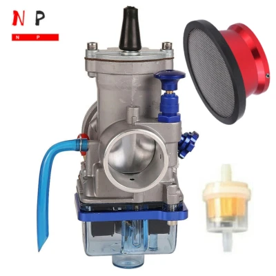 PWK30 Carburetor + Air Filter For Keihin Dirt Suzuki Kawasaki Honda Yamaha New - Image 1 of 4