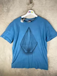 VOLCOM Casual T-Shirts Top Size XL Womens Blue Logo Short Sleeve - Picture 1 of 10