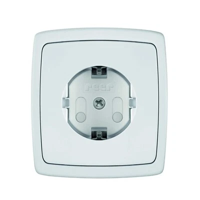 5 Stück Reer Steckdosensicherung Steckdosenschutz schraubbar weiß, NEU, lose