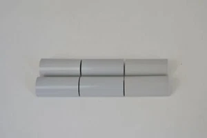 LEGO 6 x Rundstein neuhell grau Light Bluish Gray Slope Curved 2x4 Double 6192 - Bild 1 von 2
