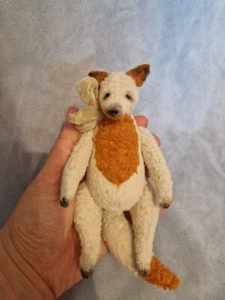 Künstler Teddy Künstlerbär Handmade Unikat Fuchs Wanderersbears Schneefuchs Bär - Bild 1 von 2