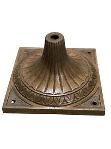 Antique Art Deco Cast Iron Ceilling Medallion Bronze Finish - Picture 1 of 4