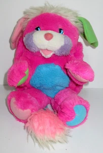 Vintage 1986 Mattel Popples Pink Popple 12" Plush Toy Stuffed Animal Used - Picture 1 of 11