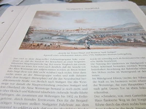 Stoccarda archivio 2 paesaggio urbano 2035 veduta città principale e residenza 1750 - Foto 1 di 1