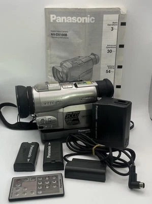 Panasonic NV-DX100 Mini DV 3CCD Digital Video Camera 24x Zoom. Working Complete. - Image 1 of 4