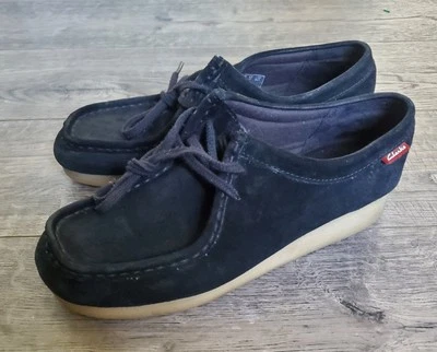 Clarks Wallabee Womens Black Oxfords & Lace Ups Casual Shoes Size 7.5 Suede  - Image 1 of 4