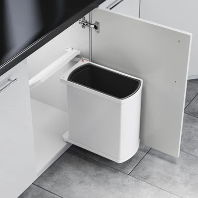 Abfallsammler Uno 18L weiß Abfallsorter Abfalleimer Mülleimer Hailo 3418001 - Bild 1 von 4