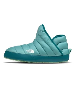 The North Face Thermoball Traction Bootie - Women's Wasabi/Harbor Blue 9 - Picture 1 of 5